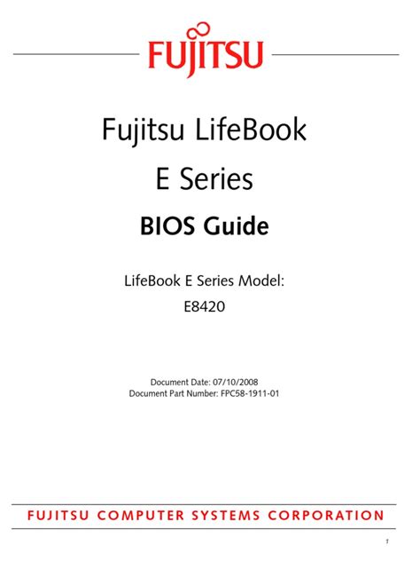 fujitsu e8420 manual pdf